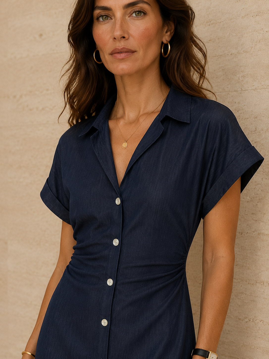 Vestido Chambray